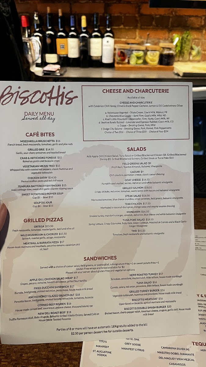 Biscottis Menu - Image 5